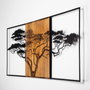 Wallity Acacia Tree - 328 Negro y nogal